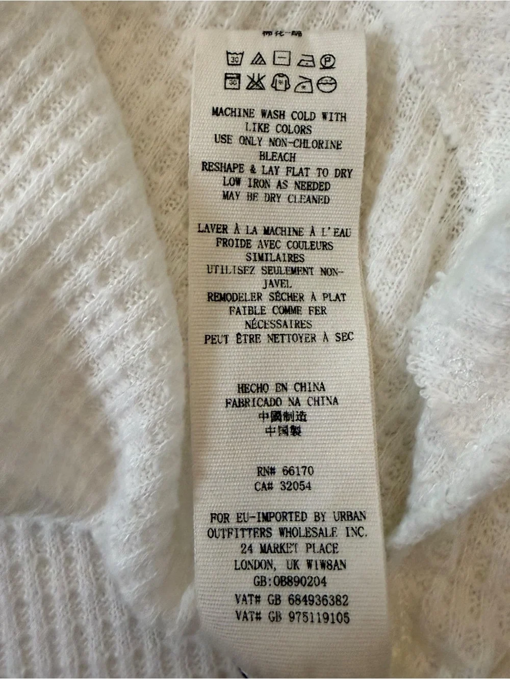 Free People Sweetest Thing Thermal Top Ivory Lace Sleeve Boho Cottagecore